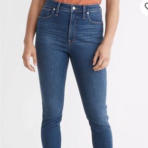 Madewell curvy high rise skinny jeans